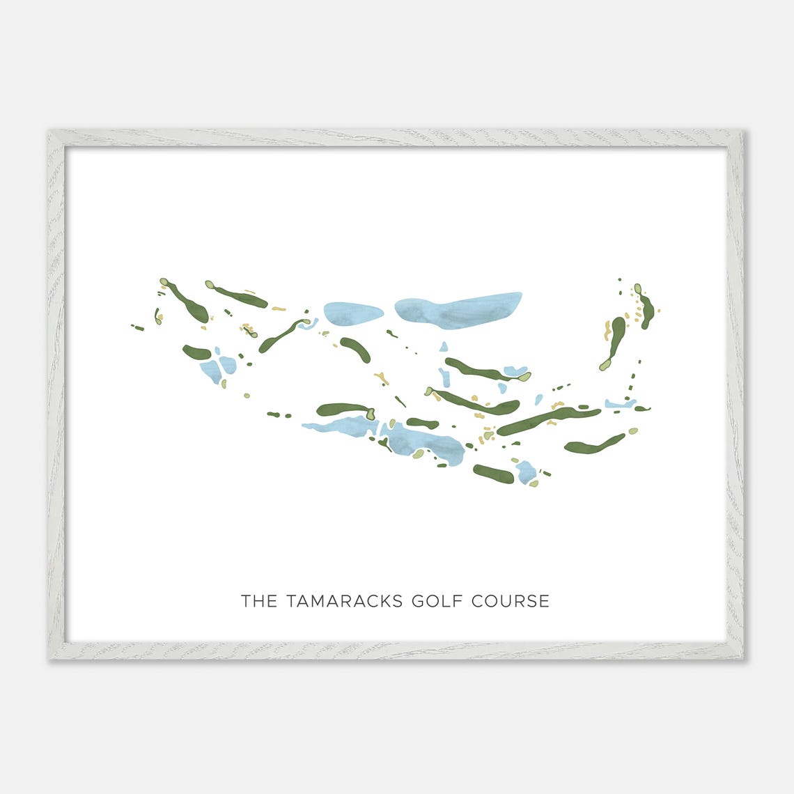 The Tamaracks Golf Course Michigan Modern Minimalist Golf Poster - Image 4