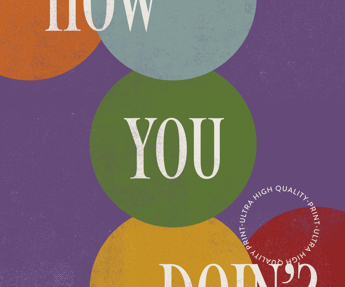 How You Doin Poster Friends Wall Art Friends Poster Friends Decor Friends Merch Joey Friends Gift For Friends Fan - Image 5