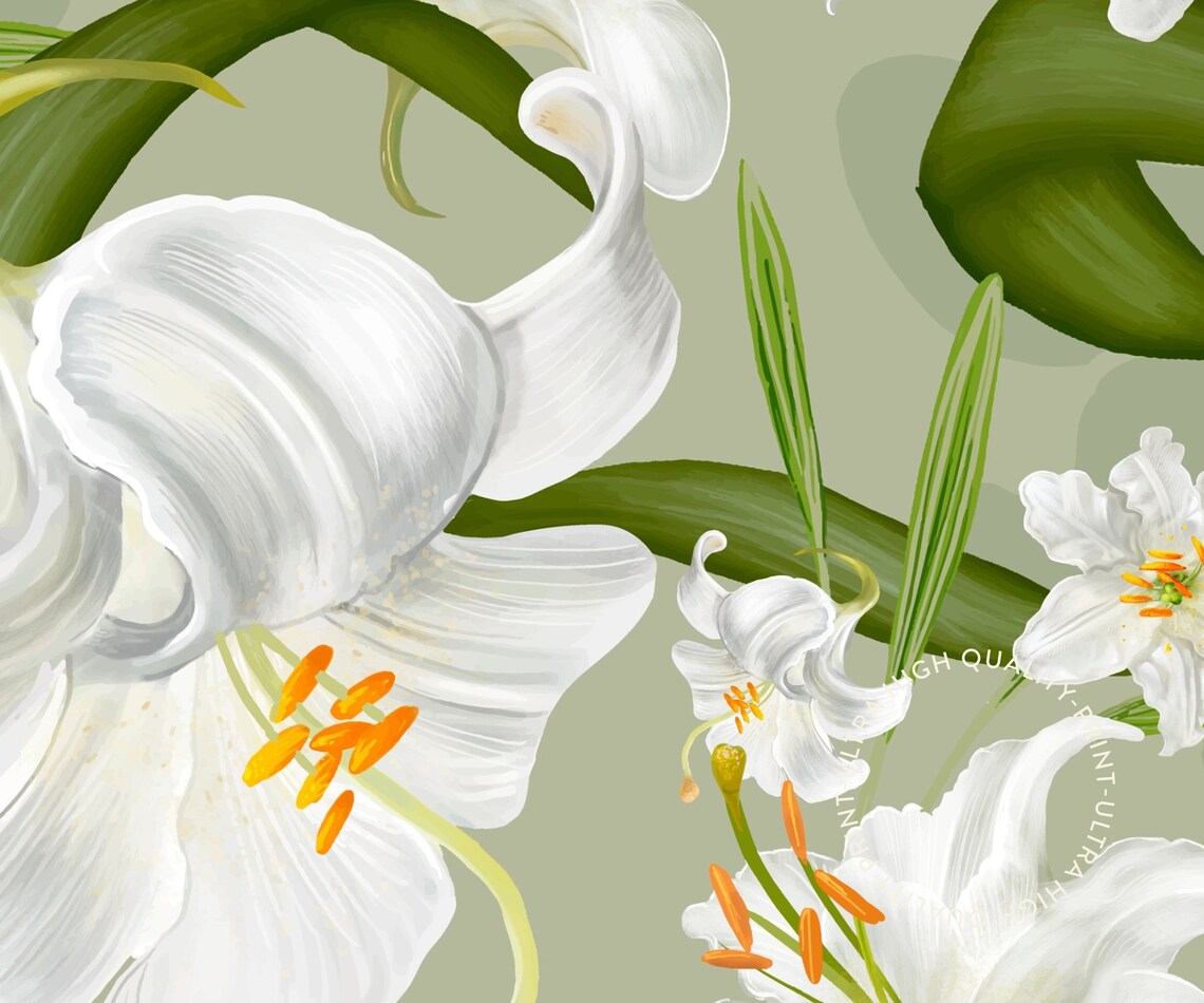 The Flower Market Posters Green Flower Wall Art For Living Room Vintage Flower Market Print Botanical Prints Office Wall Art - Image 5