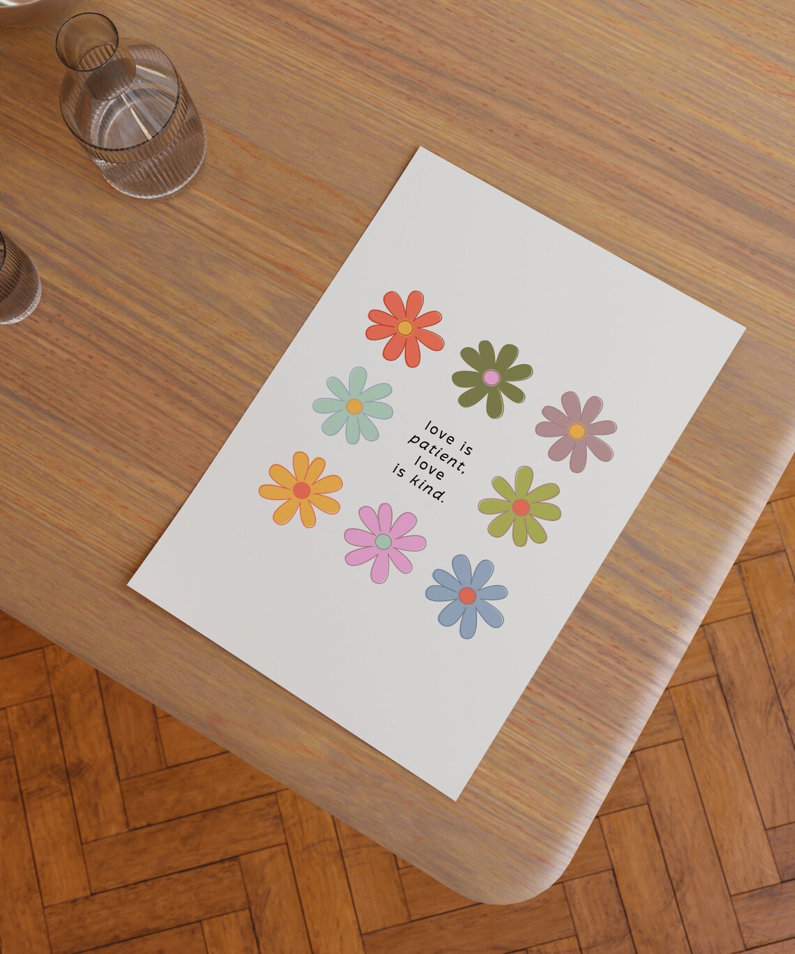 Love Is Patient Love Is Kind Christian Art Print - Image 3