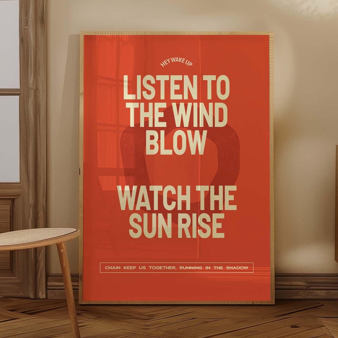 Fleetwood Mac The Chain Lyrics Listen to the Wind Blow Poster
