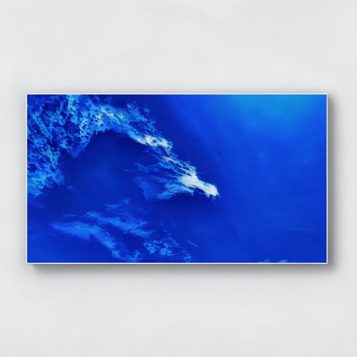 Sky Dragon Clouds Wall Art Blue Sky Landscape With Dragon Shaped Clouds