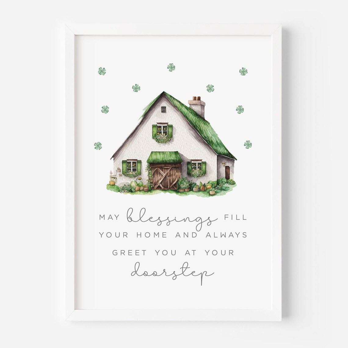St Patricks Day Home Blessings Quote Poster - Image 4