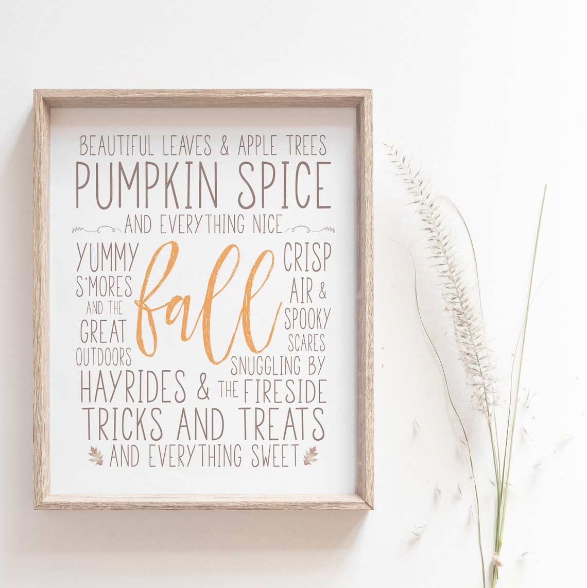Fall Favorites Autumn Seasonal Farmhouse Art Print - Image 3