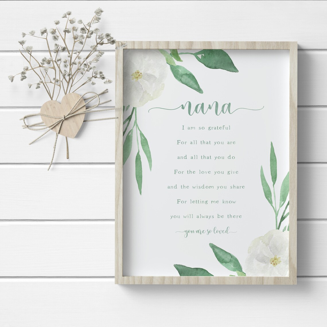 Instant Nana Quote Poem, Heartfelt Birthday Present - Image 3