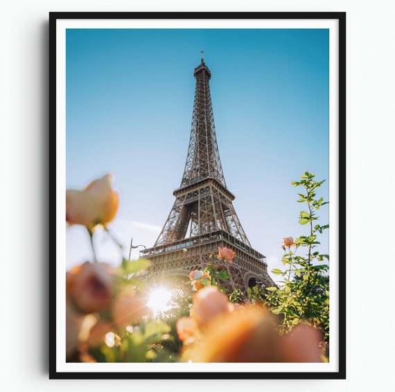 Paris Photography, Eiffel Tower Travel Poster