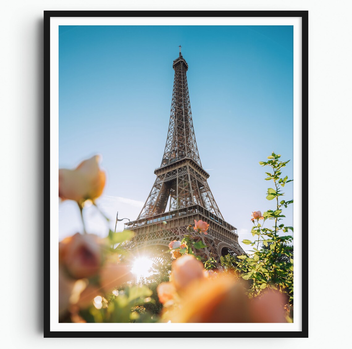 Paris Photography, Eiffel Tower Travel Poster