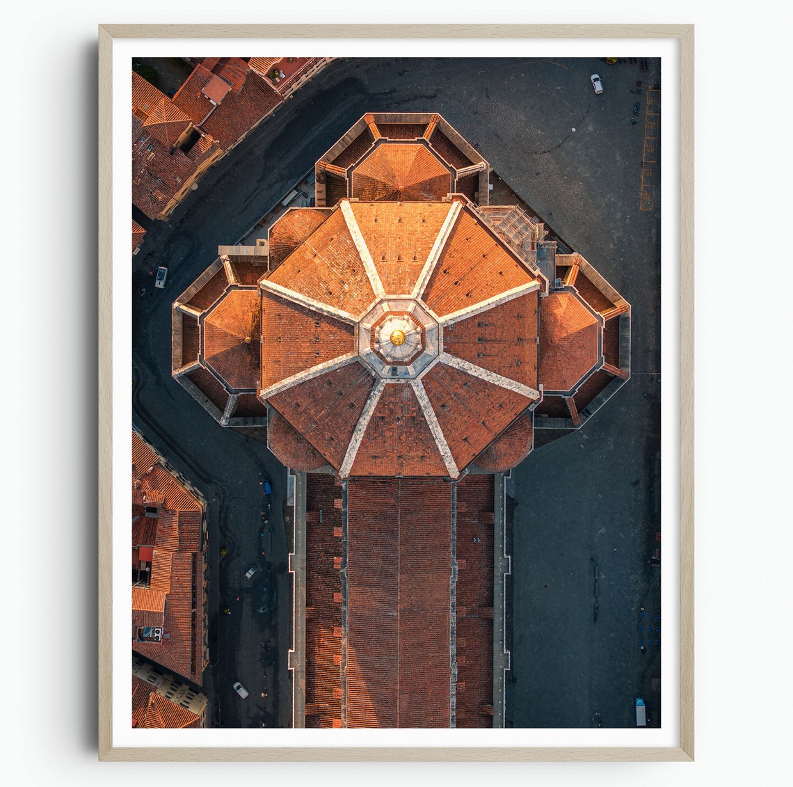 Florence Cathedral Print Tuscany Aerial Photography Travel Print Travel Poster Italy Art Europe Wall Art Home Decor Architecture