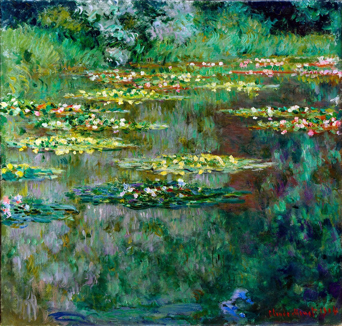 Claude Monet Le Bassin des Nympheas Water Lily Pond Garden Poster - Image 2