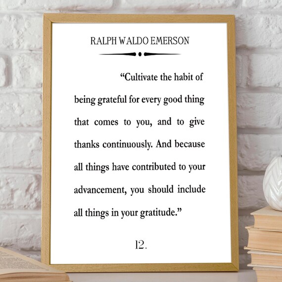 Gratitude Quote, Motivational Poster