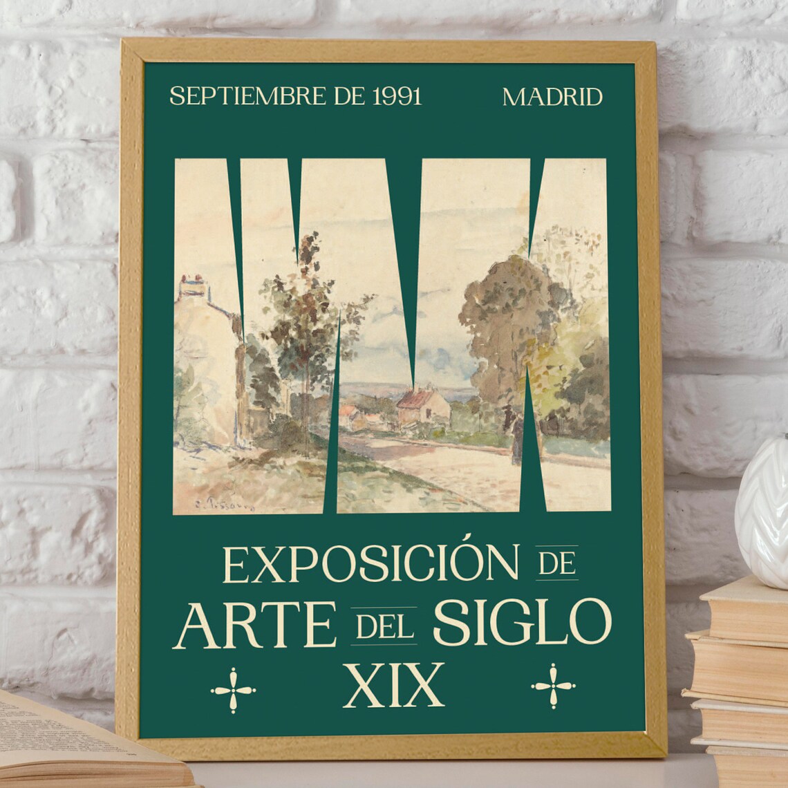 Madrid 1991 Exposición de Arte del Siglo XIX Exhibition Poster - Image 2