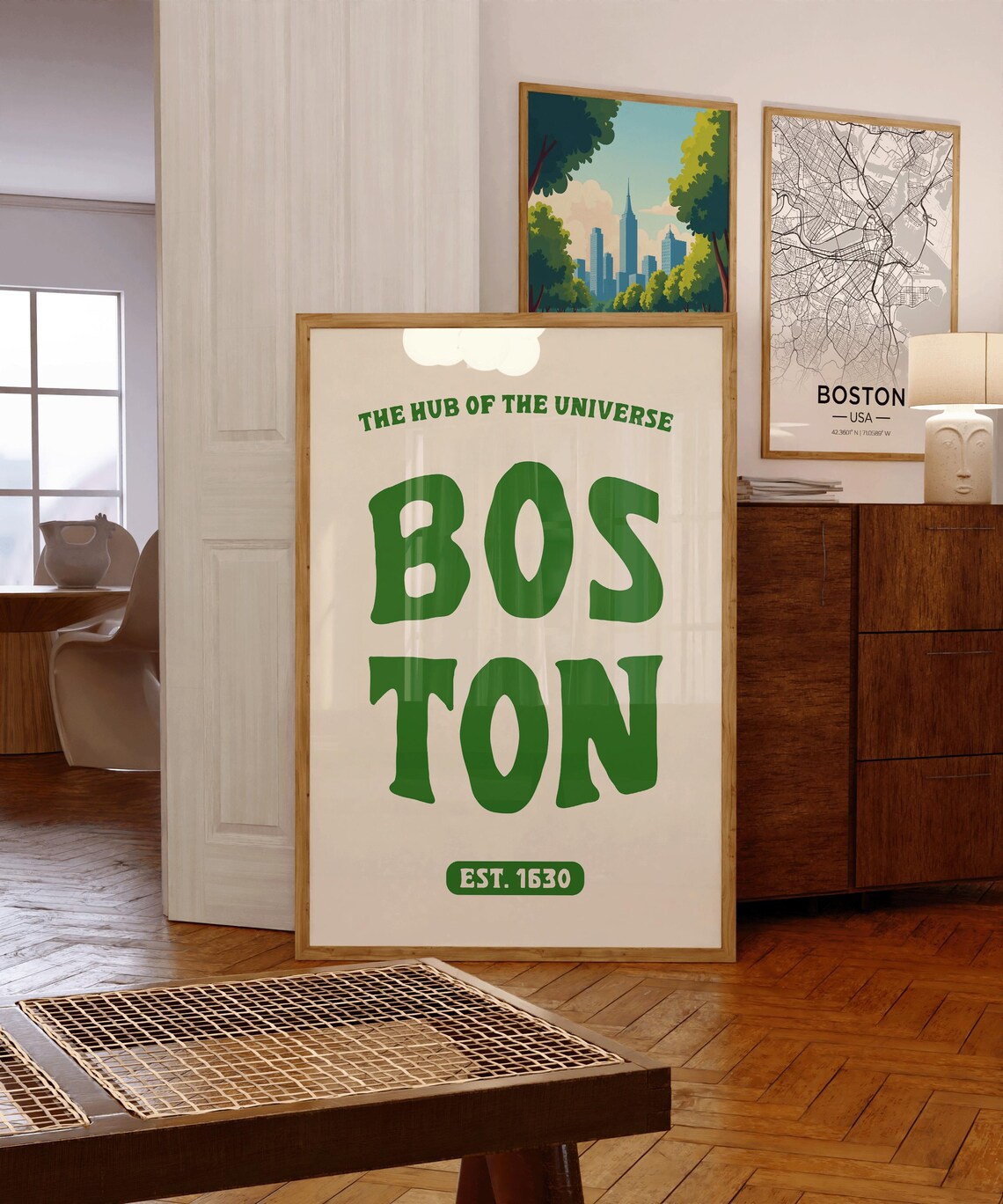 Boston Poster Boston City Map Wall Art Boston Vintage Travel Poster Boston Travel Print Boston Massachusetts Print Boston City Wall Art