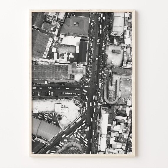 Kumasi Print Black And White Ghana Wall Art Kumasi Poster African Wall Decor Kumasi Photo Kumasi Wall Decor C19 350