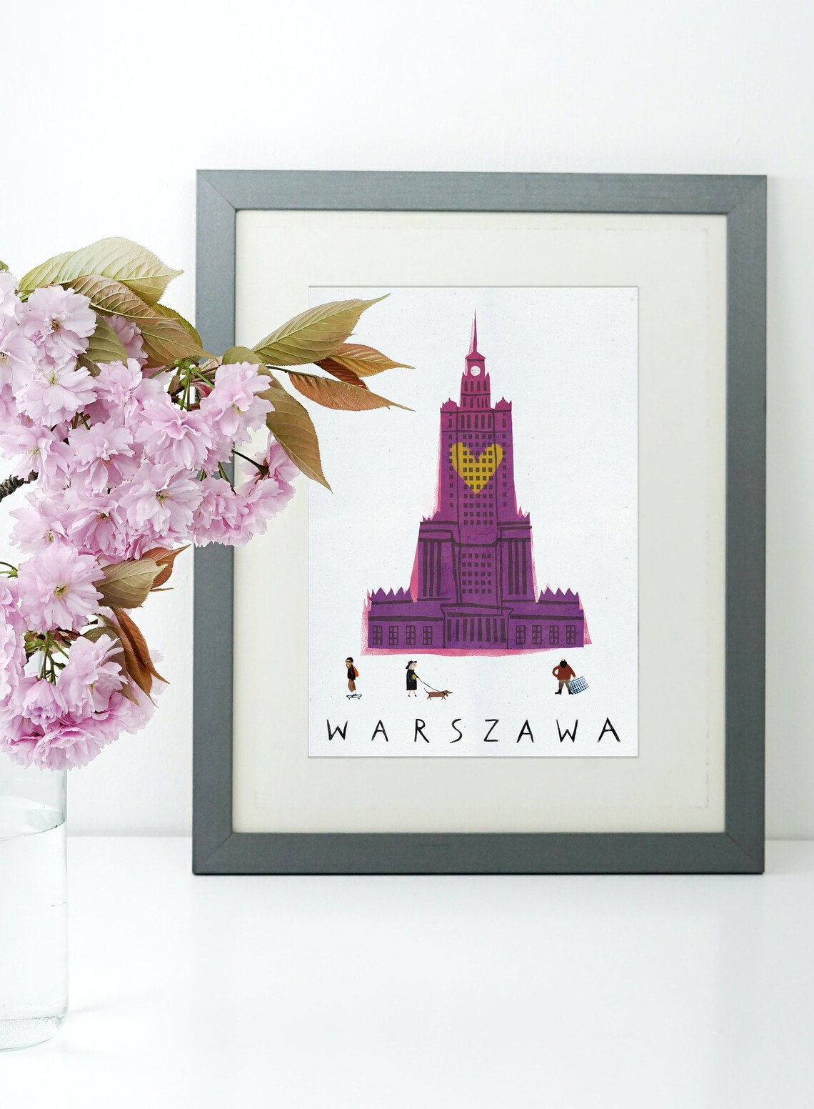 Boho Poland Poster Print, Warsaw Warszawa