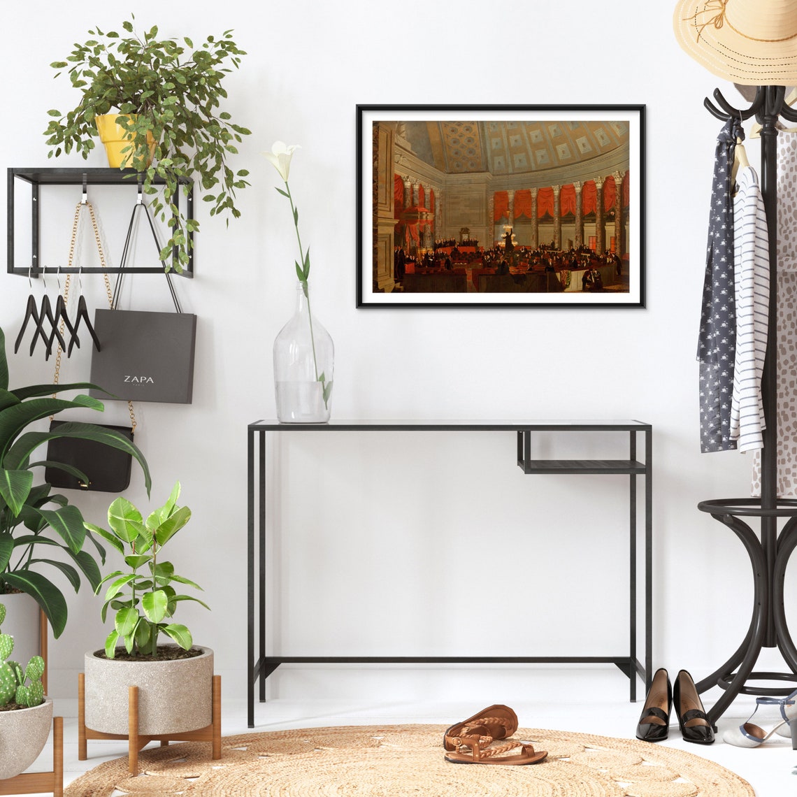 Samuel F B Morse The House Of Representatives 1822 Classic Painting Photo Poster Print Art Gift Home Decor Usa Congress Politics - Image 2