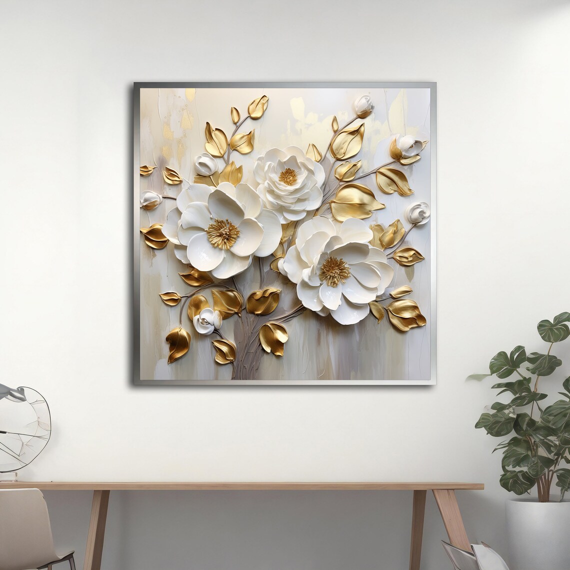Modern Flower Painting Art Print for Home and Office - Image 5