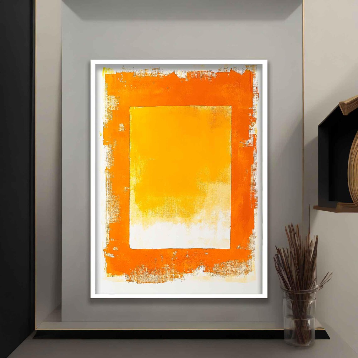 Yellow Orange Mark Rothko Expressionism Art Reproduction - Image 4