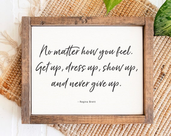 Uplifting Office Quote Art Print, Custom Decor