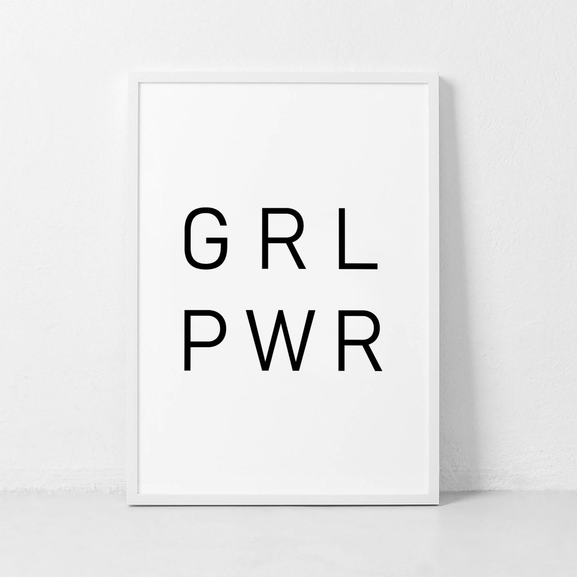Grl Pwr Print Girl Power Print Feminist Prints Bedroom Wall Art Bedroom Decor Feminist Gift Girl Gift Feminist Wall Art Bedroom Art - Image 4