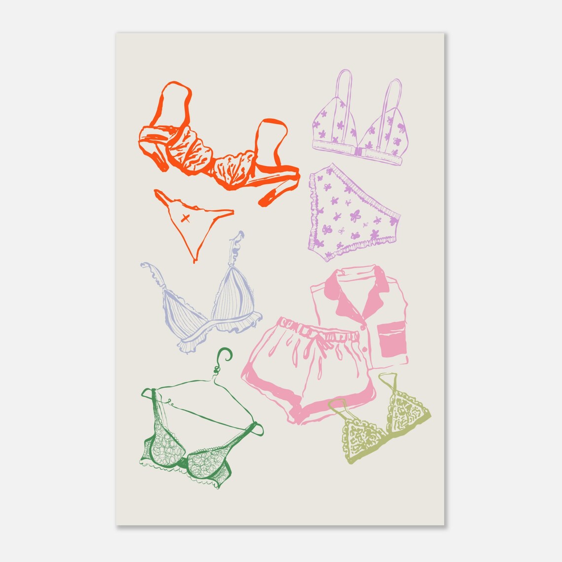 Coquette Laundry Poster, Girly Apartment Decor - Image 2