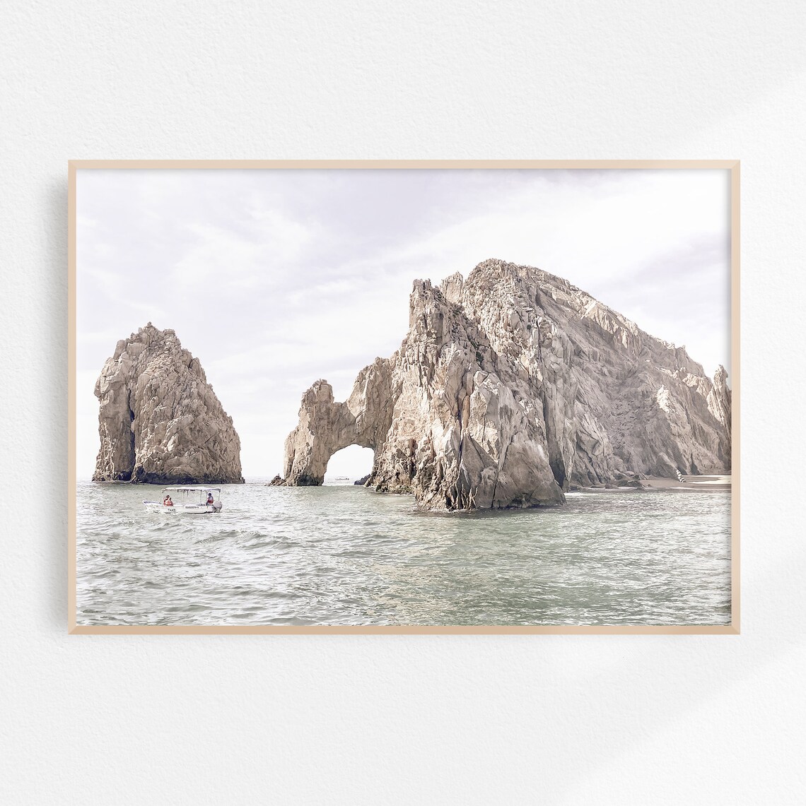 El Arco Natural Stone Arch in Cabo San Lucas Baja Mexico Travel Poster