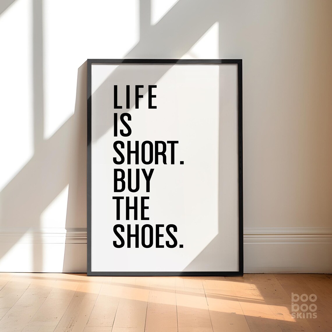 The Shoes Print, Scandi Fashion Art Print