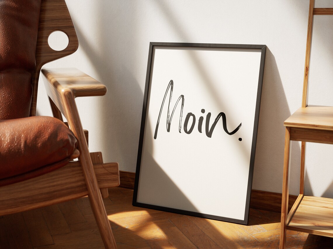 Moin Hamburg Minimalist Nordic Travel Poster - Image 2