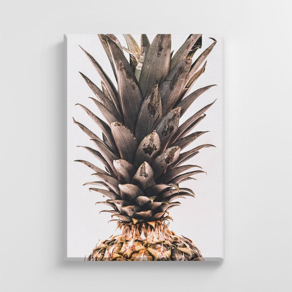 Pineapple Top Tropical Fruit Photo, Home Decor
