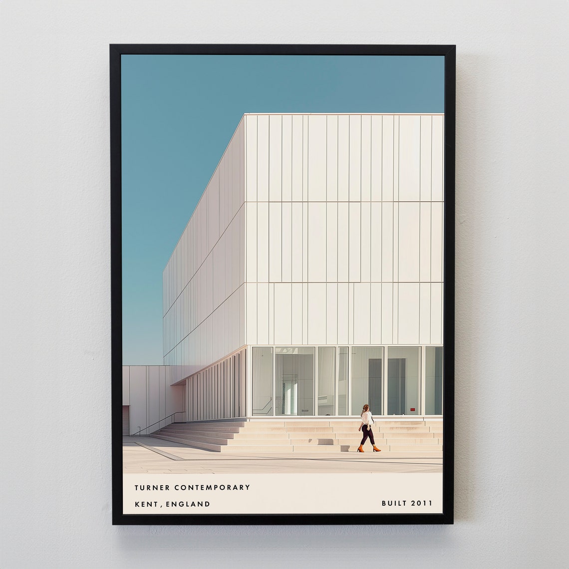 Turner Contemporary Kent England Minimalist Architecture Print