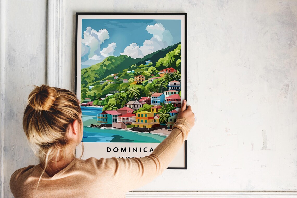 Dominica Travel Poster, Caribbean Wall Art Print - Image 2