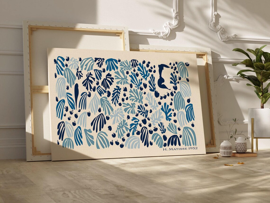 Henri Matisse La Perruche, Mid-Century Modern Art Print