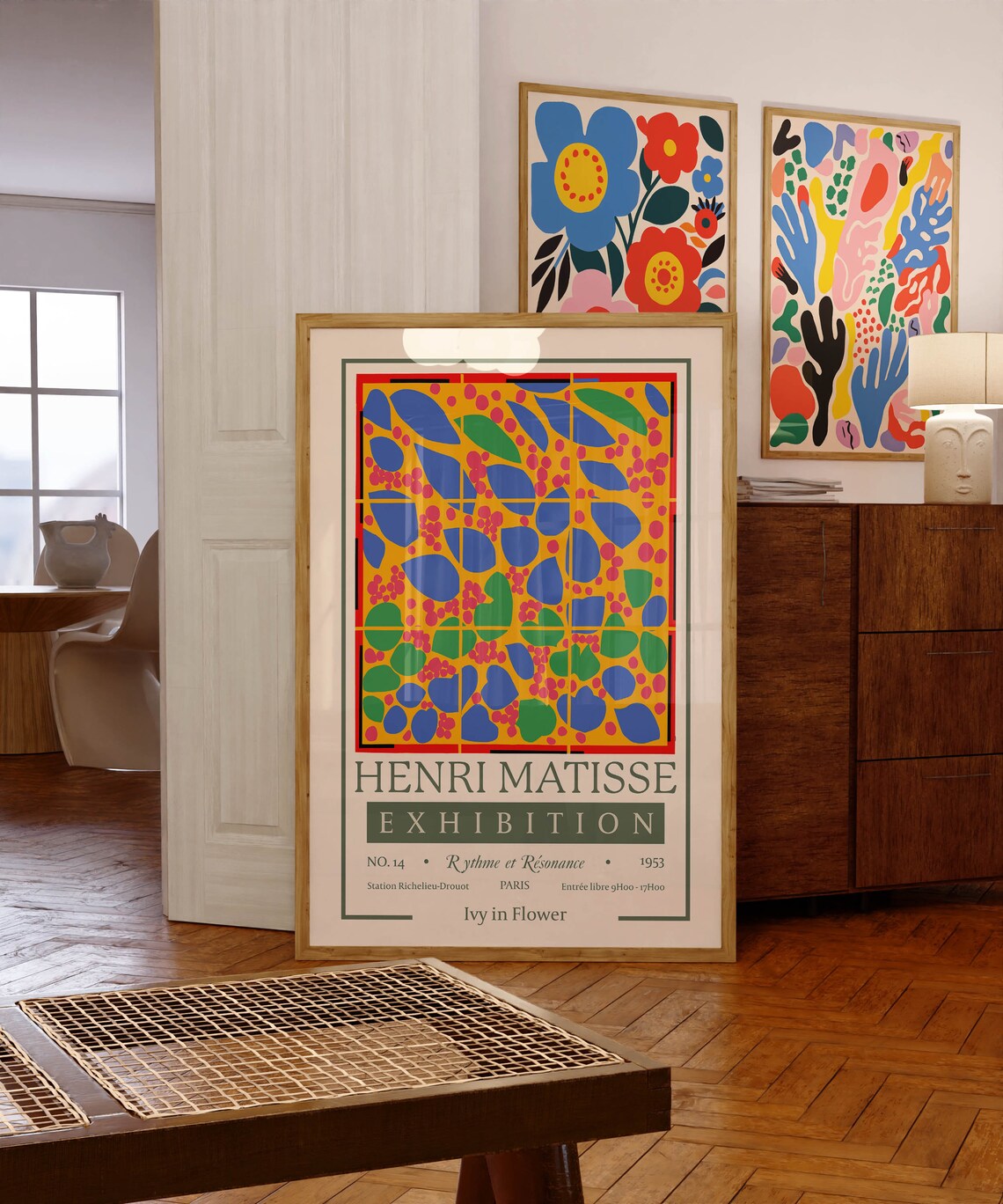 Henri Matisse Ivy in Flower 1953 Botanical Exhibition Cutouts Poster - Image 3