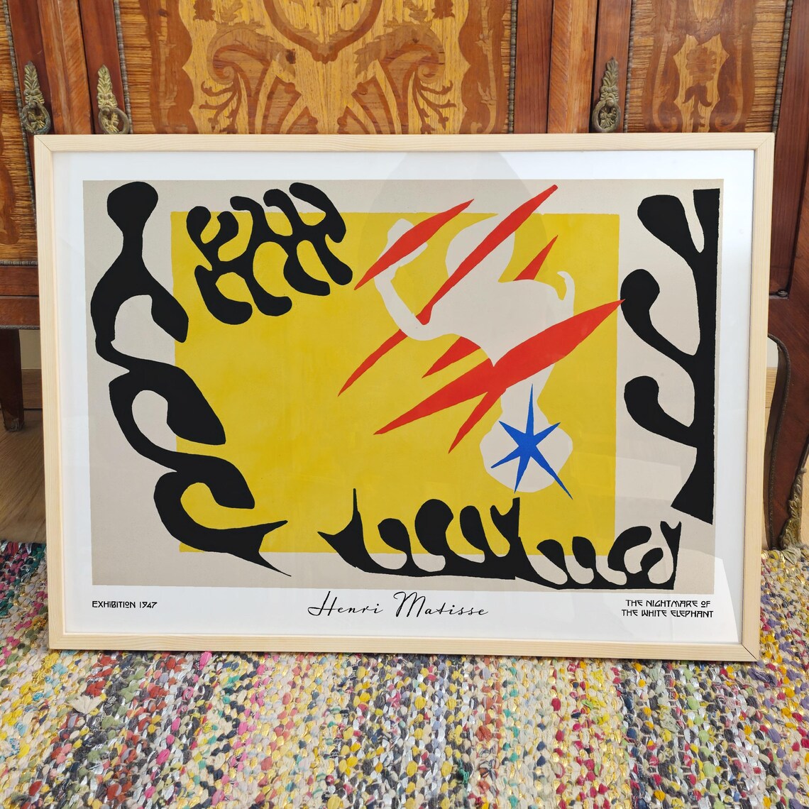 Henri Matisse Nightmare Of The White Elephant 1947 Abstract Art Poster - Image 3