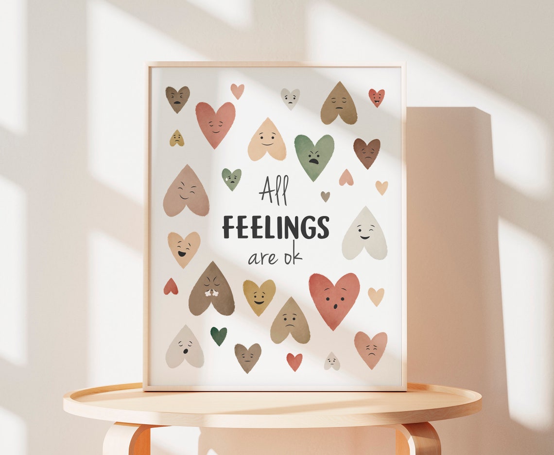 Calming Corner 6 Piece Set Grounding Breathing Feelings Therapy Poster - Image 5