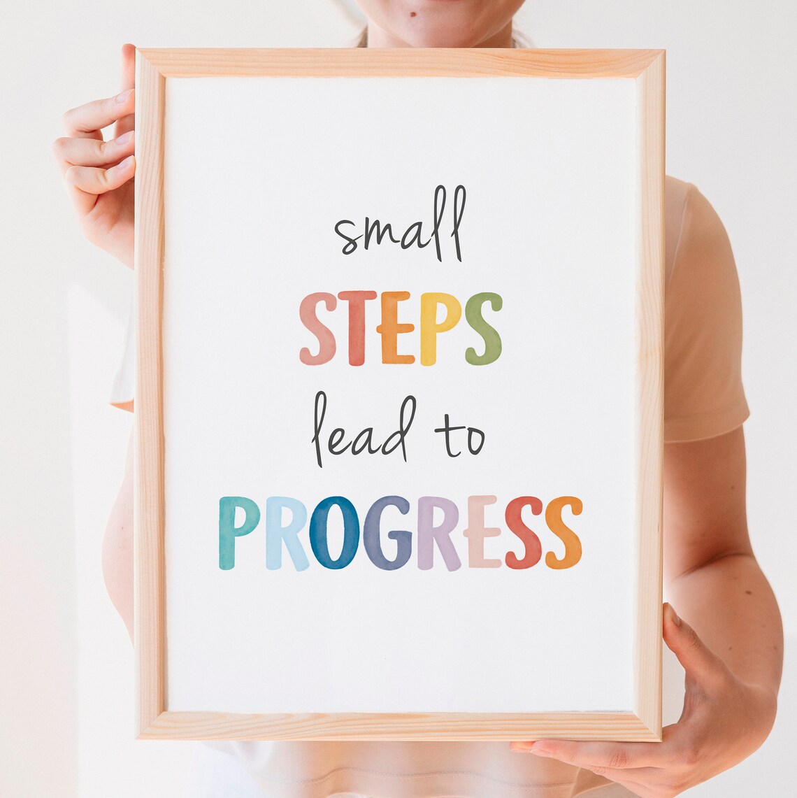 Mental Health Positive Affirmation Growth Mindset Art Print - Image 7