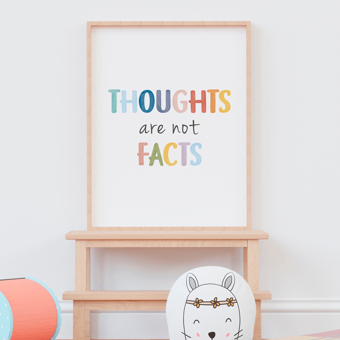 Thoughts Are Not Facts Poster, Positive Mindset Print - Image 7