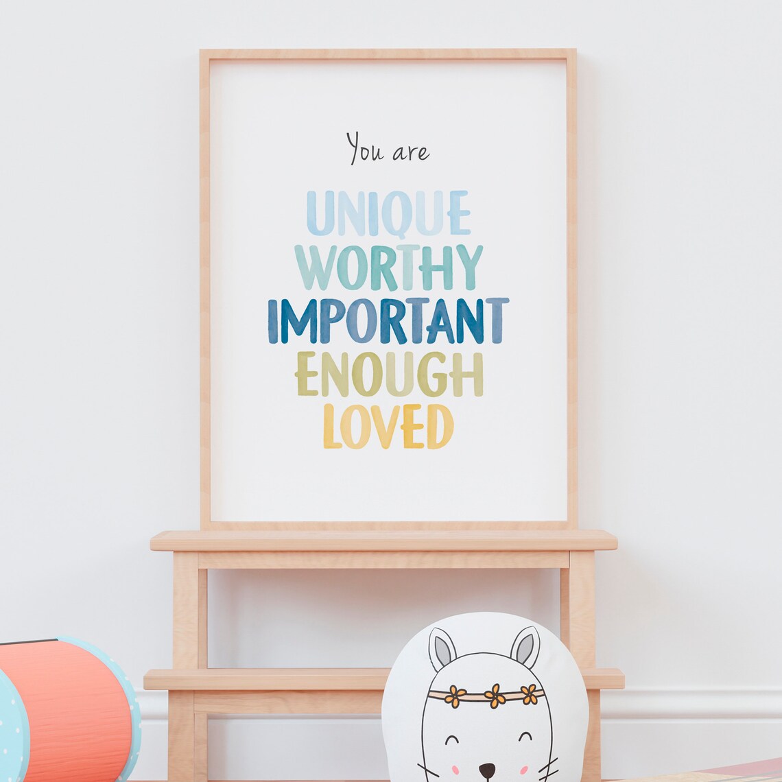 Affirmation Poster Mental Health Office Wall Art Print - Image 5