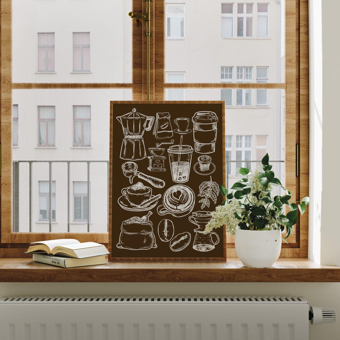 Kitchen Wall Art Coffee Bar Art Prints Kitchen Prints Trendy Poster Coffee Print Coffee Wall Art - Image 2