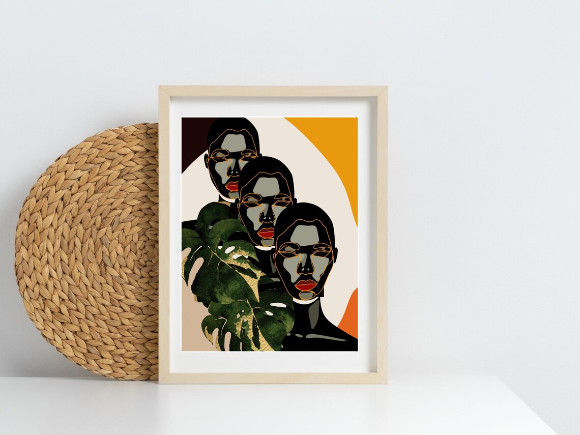 Black Art Print, Modern Urban Wall Decor - Image 4