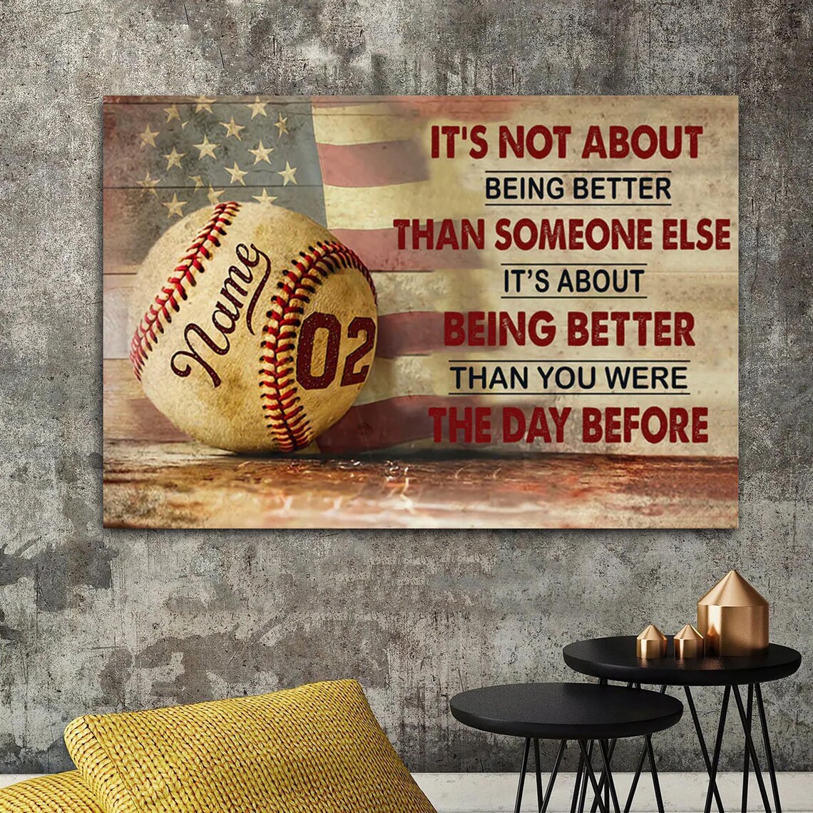 Baseball Customizable Poster, Baseball Gift - Image 4