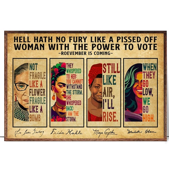 Hell Hath No Fury Like a Woman With the Power to Vote Poster