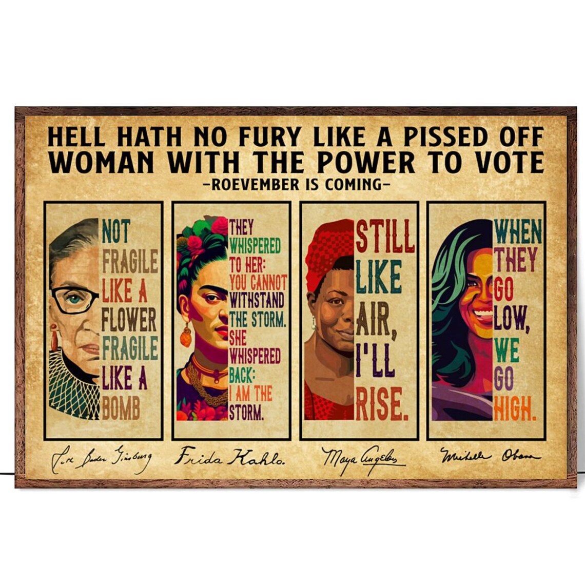Hell Hath No Fury Like a Woman With the Power to Vote Poster