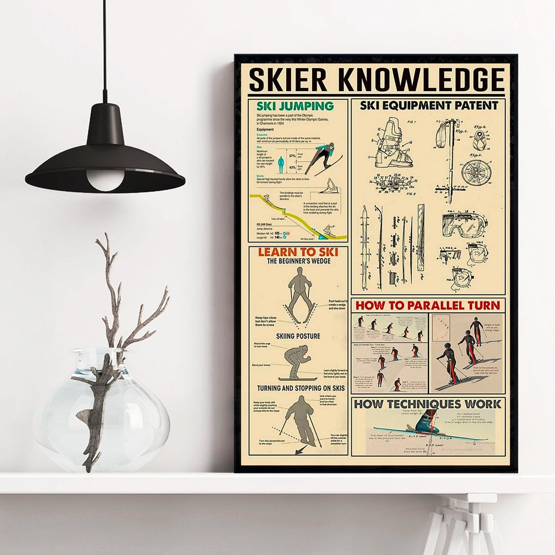 Skier Knowledge, Skiing Lover Gift - Image 3