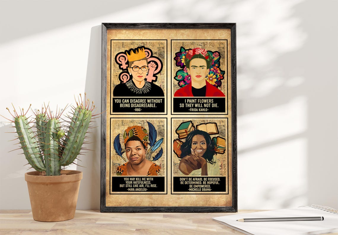 Women Icons Women In History Poster Feminist Empowered Women Feminist Wall Art Feminist Art Feminist Print - Image 3