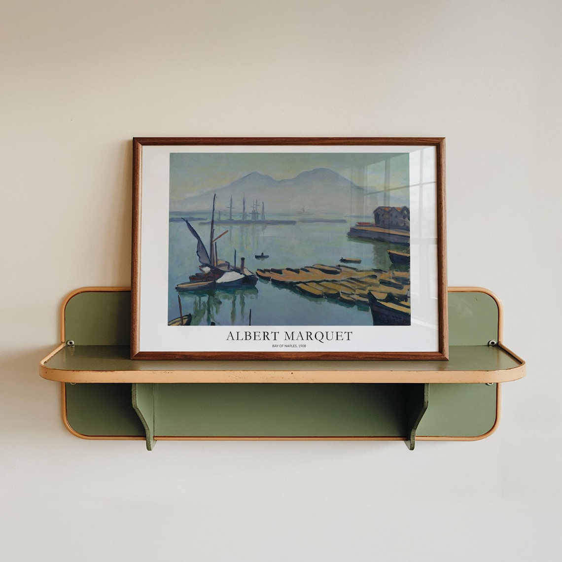 Albert Marquet Bay of Naples 1908 Harbor Exhibition Art Poster