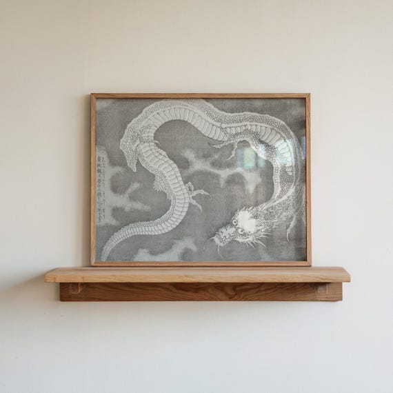 Japanese Dragon By Katsushika Hokusai Festival Print Art Living Room Large Wall