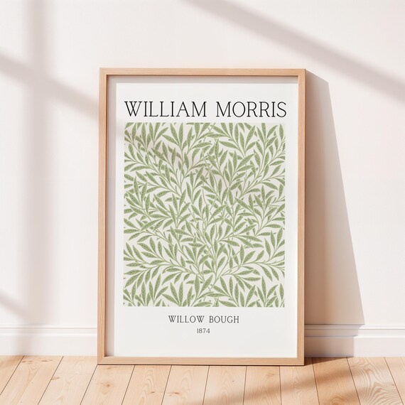 William Morris Willow Bough 1874 Botanical Pattern Art Print