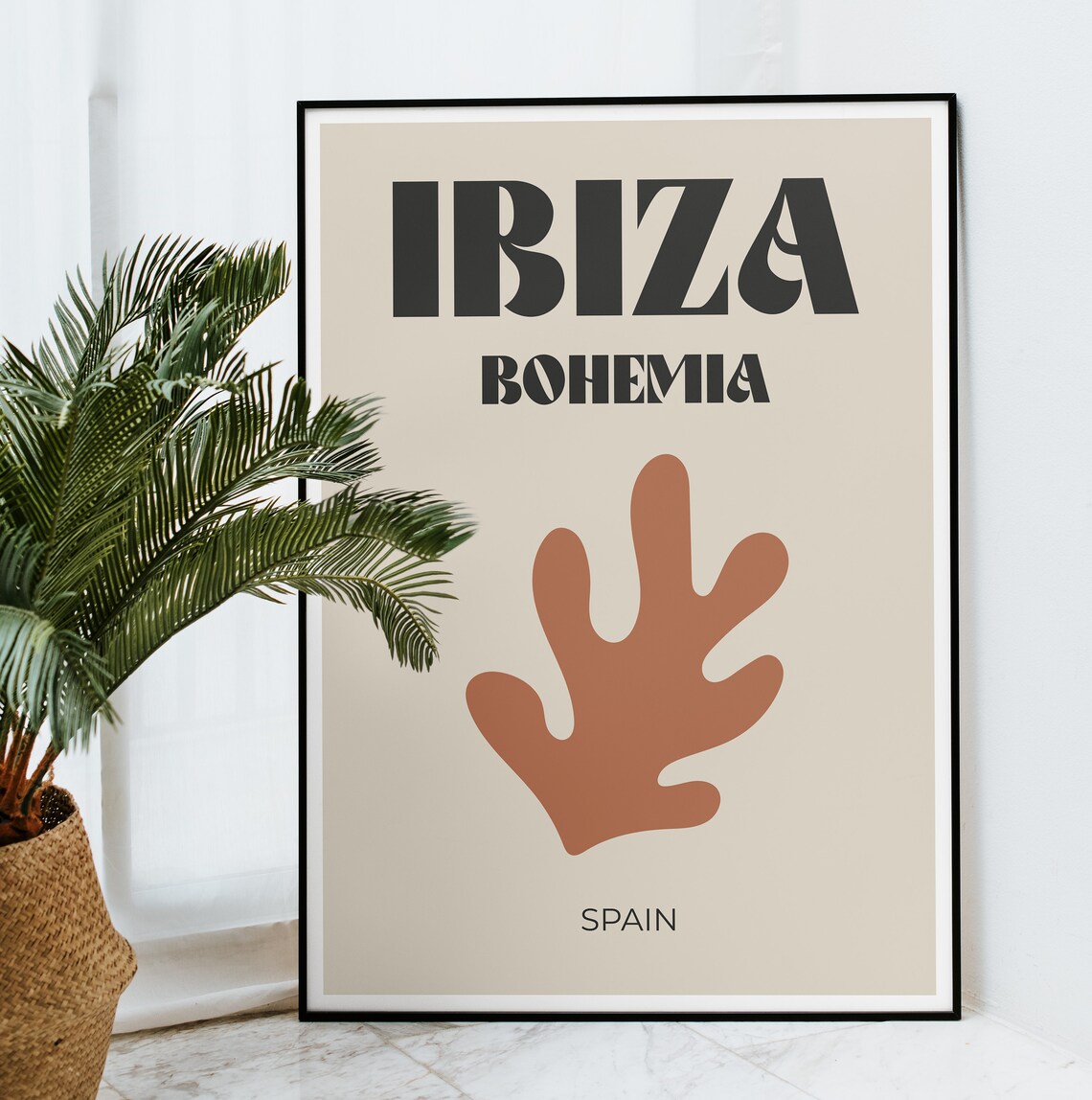 Ibiza Bohemia Travel Poster, Boho Wall Decor - Image 3