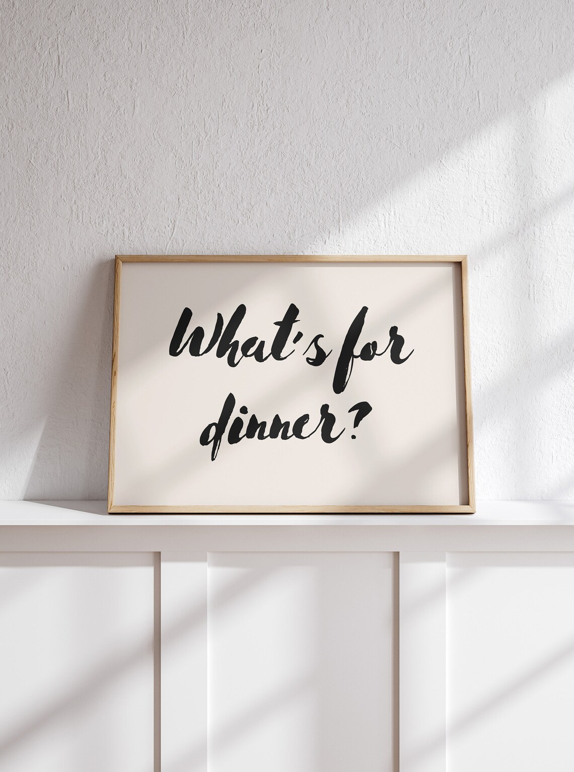 Whats For Dinner? Aesthetic Kitchen Art Print - Image 4