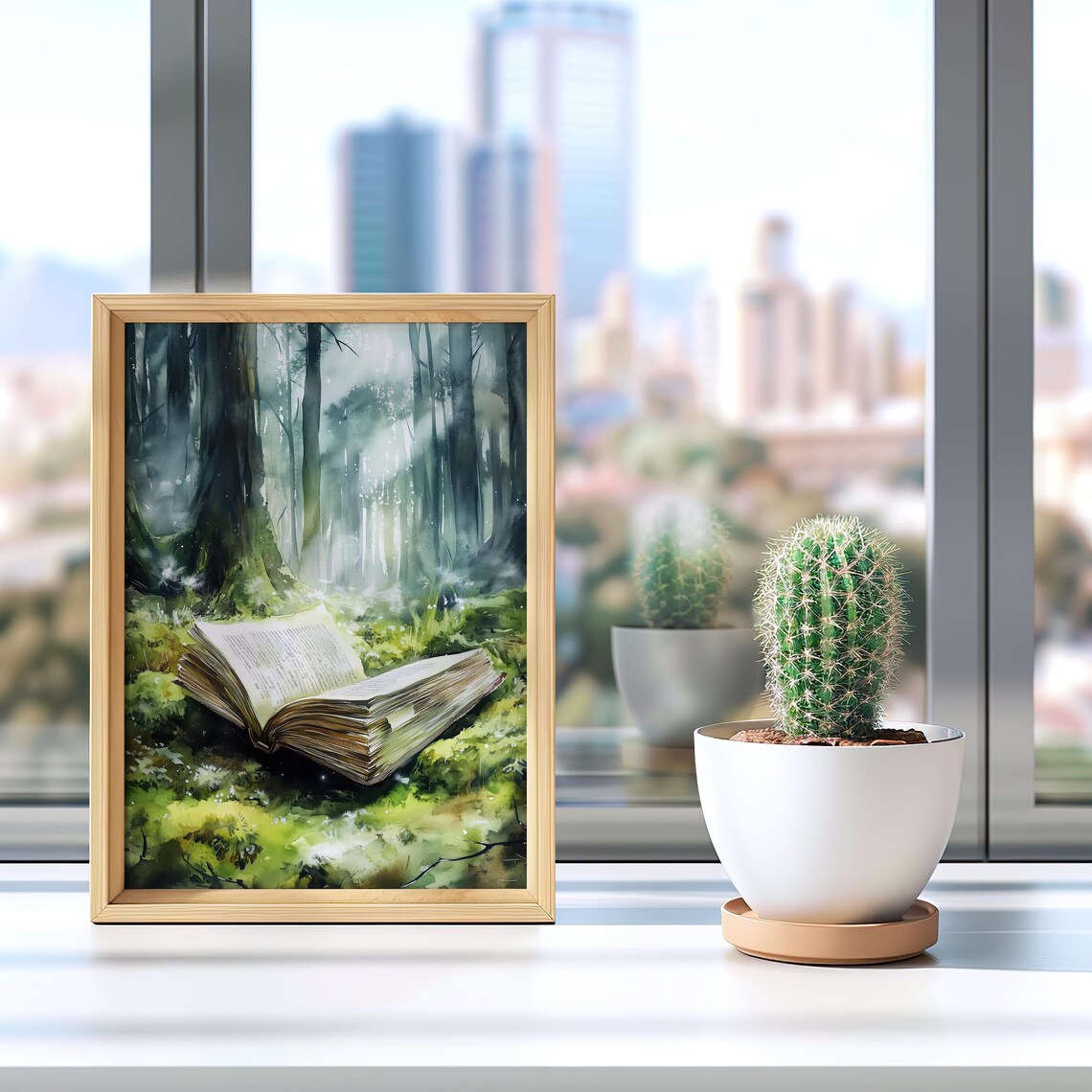 Forest Fantasy Book Art Print, Enchanted Woodland Decor - Image 4
